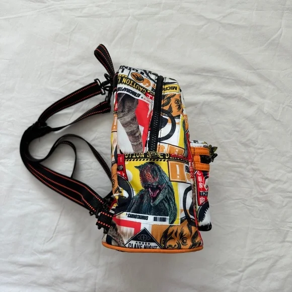 Universal Studios Jurassic Park Mini Backpack Jurassic World dinosaurs - Picture 2 of 4